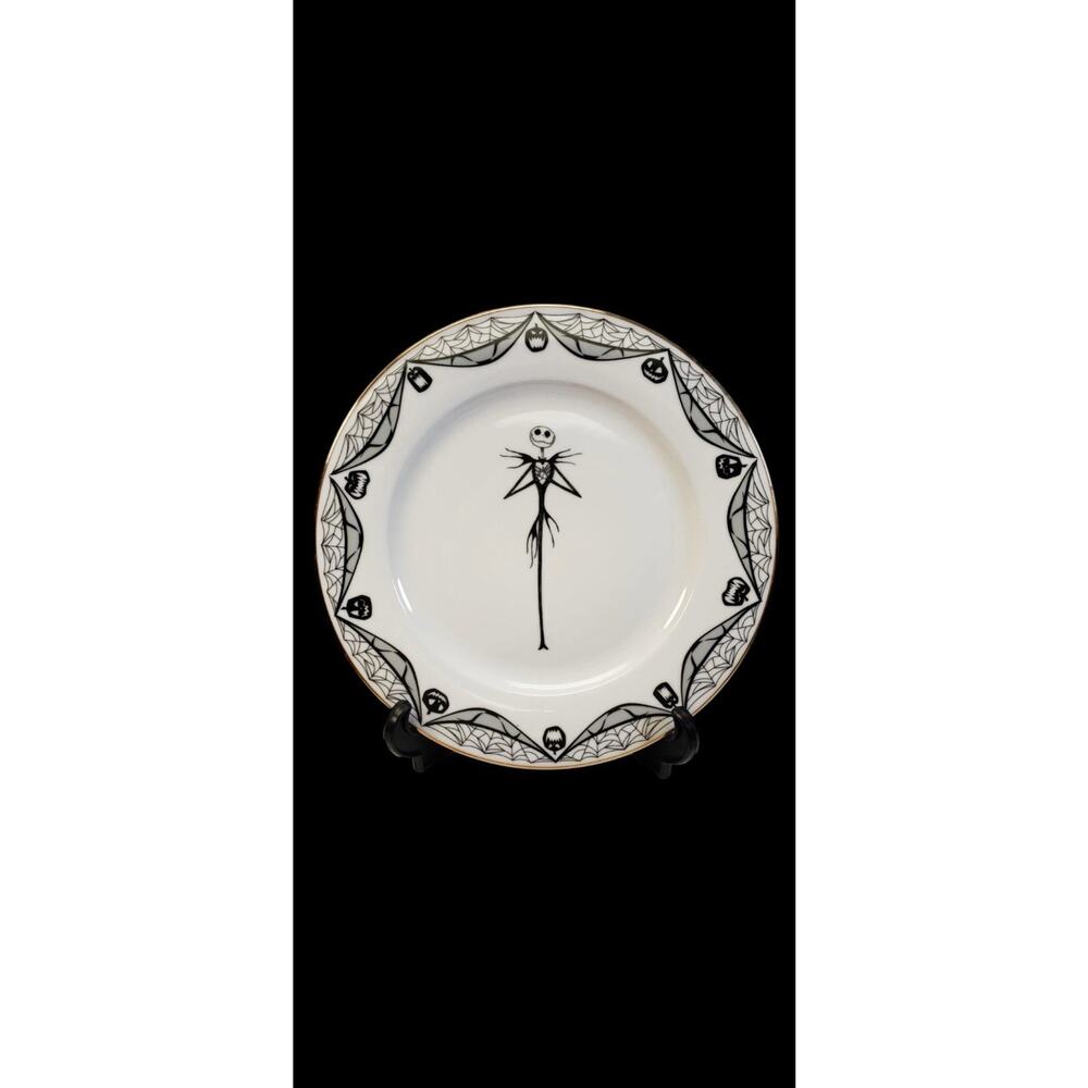 Nightmare Before Christmas Jack Skellington Dinner Plate 10.5" set of 3 Hallowee